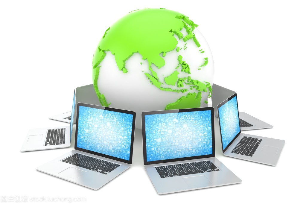 筆記本電腦網(wǎng)絡(luò)與地球計算機網(wǎng)絡(luò) 連接個人與全球的數(shù)字紐帶